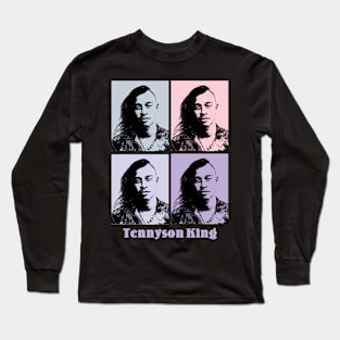 Tennyson King Pop Art Long Sleeve T-Shirt